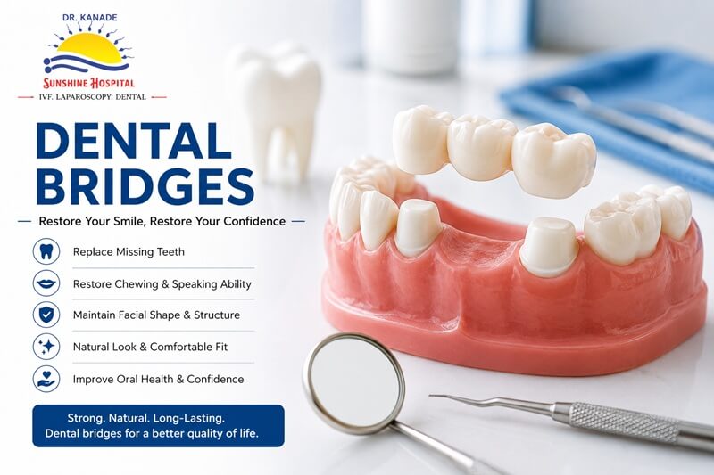 Dental Bridges at Sunshine Hospital Pune